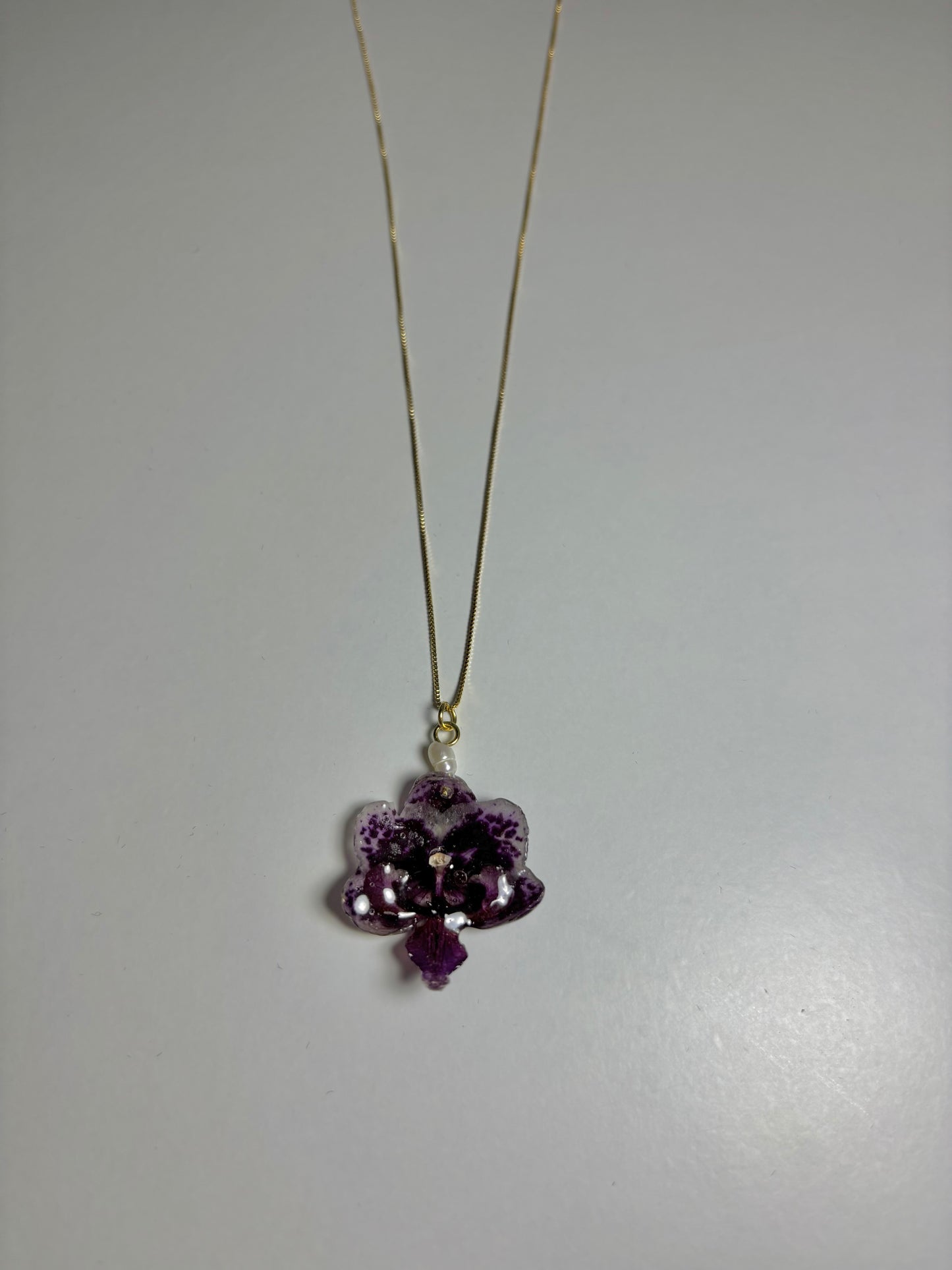 Mini purple orchid