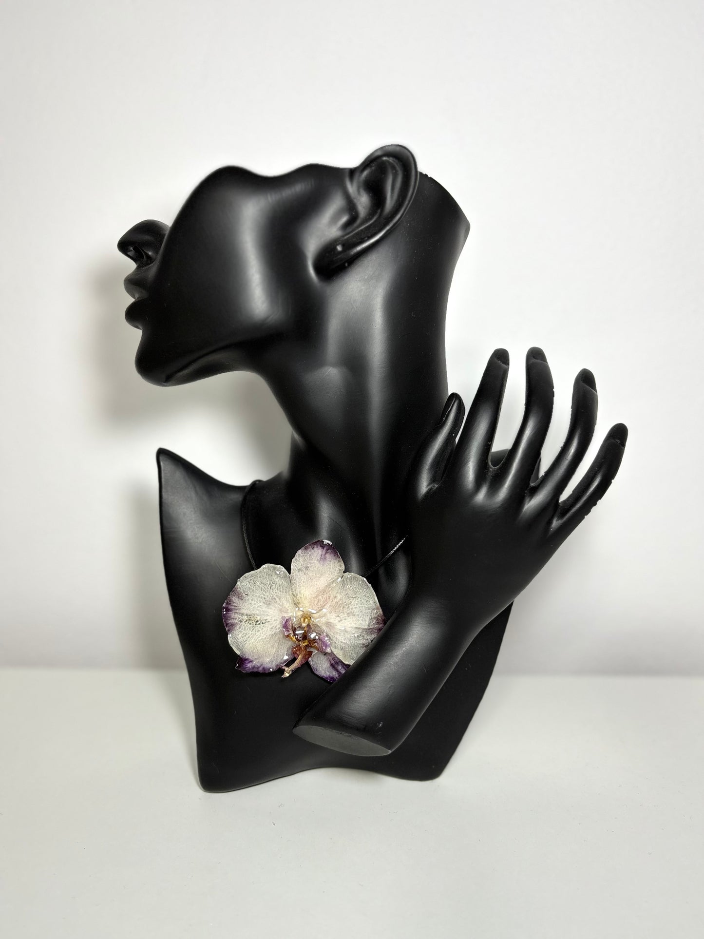 Touch of purple orchid