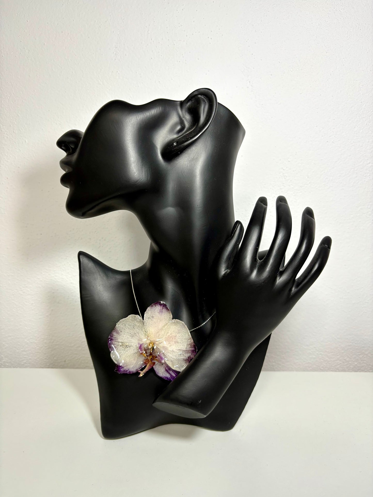 Touch of purple orchid