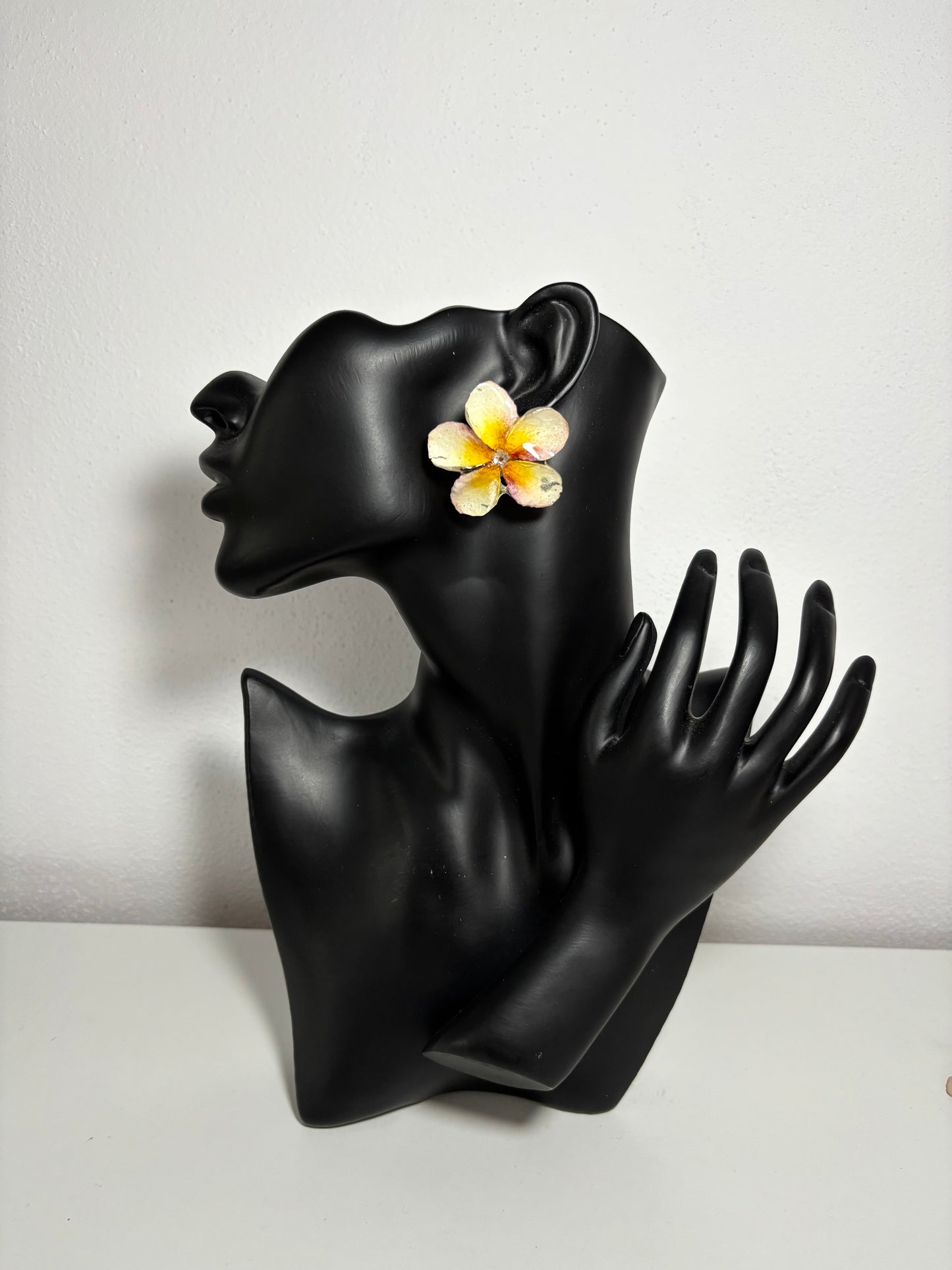 Sunkissed Plumeria earrings