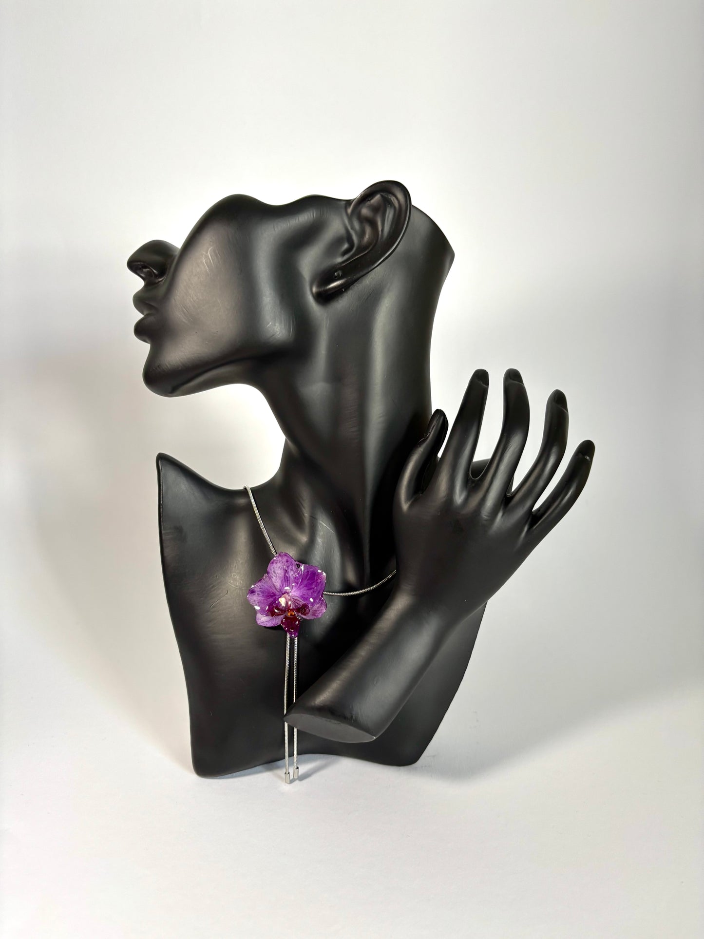Dark purple mini orchid