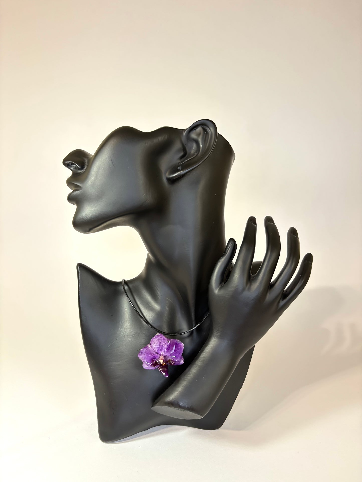 Dark purple mini orchid