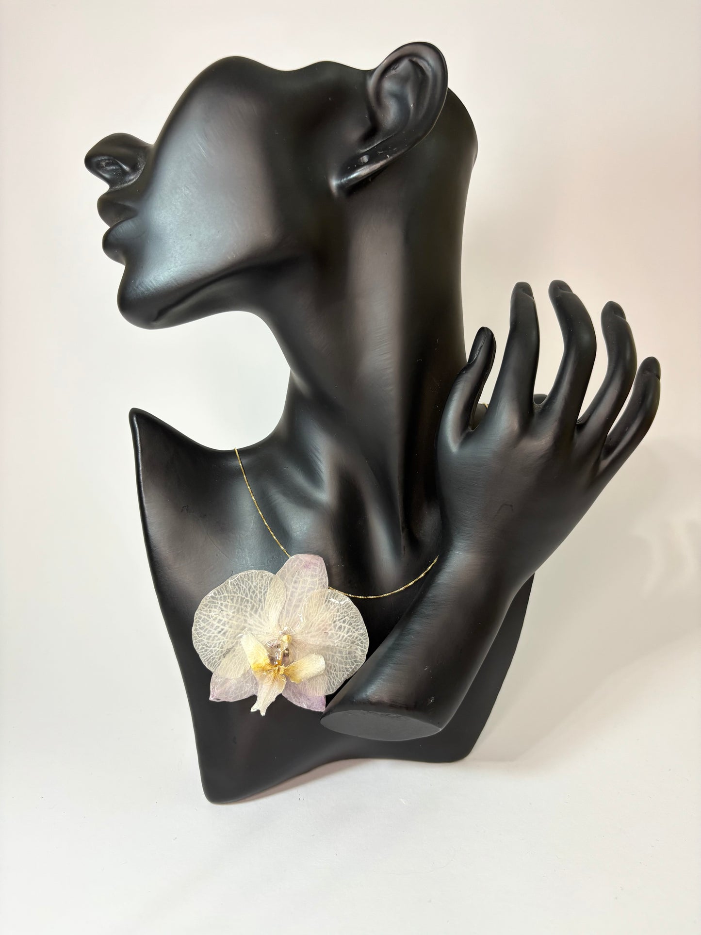 Touch of purple orchid