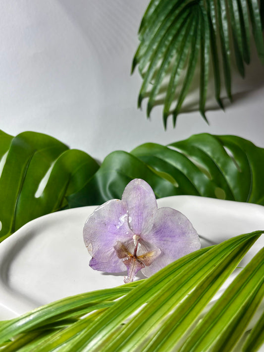 Faded purple orchid bracelet