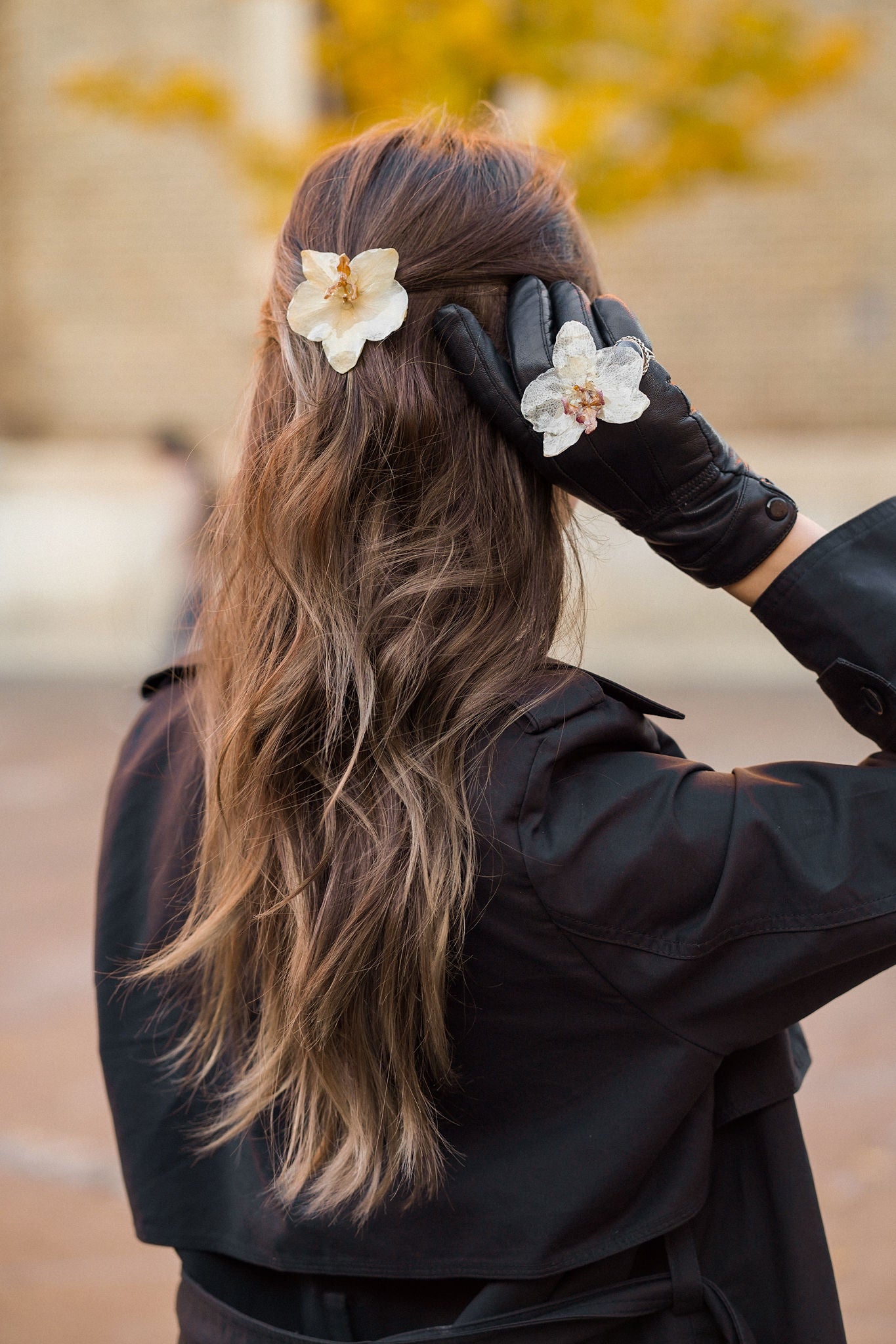 Autumn mist hairclip