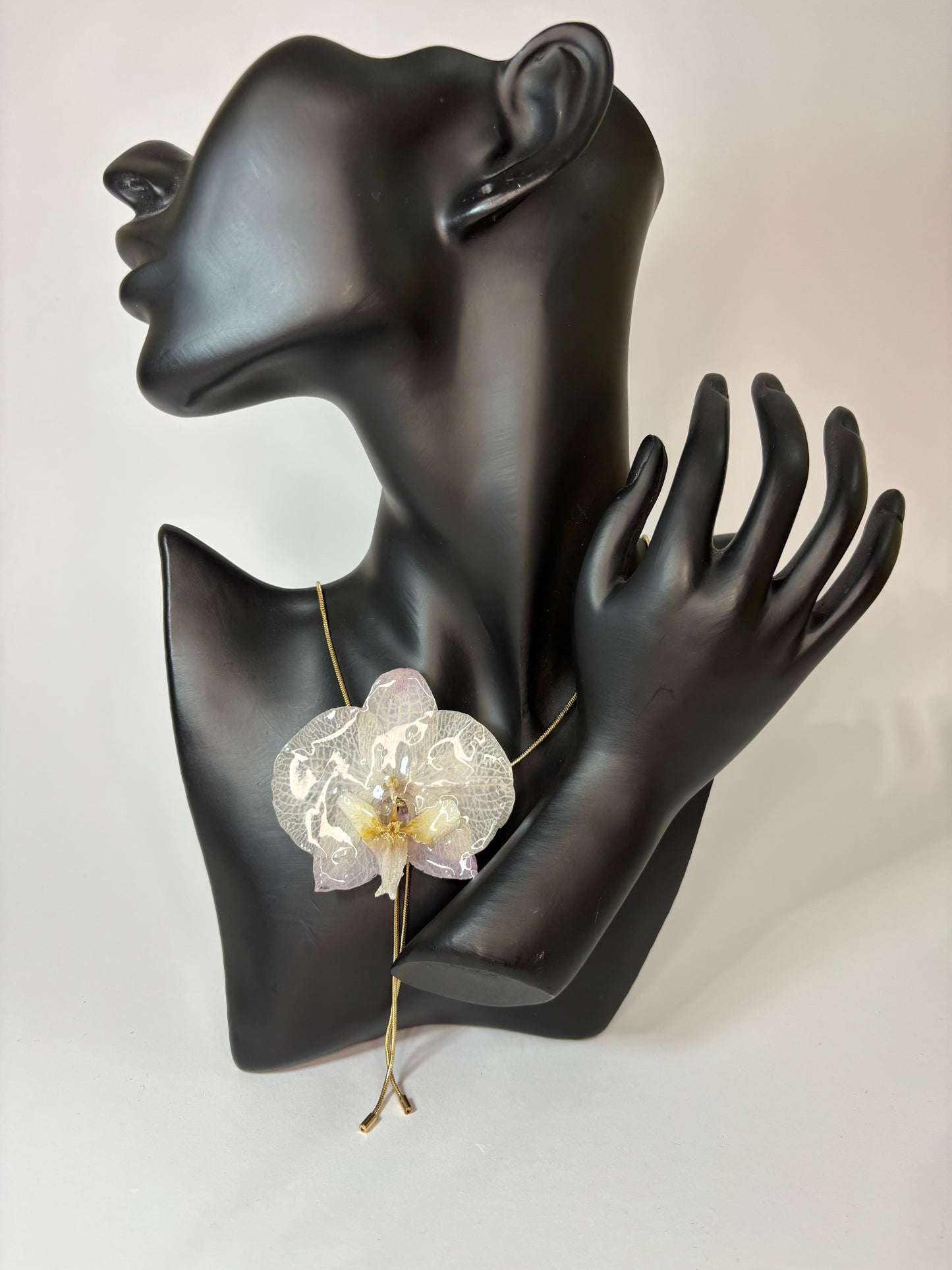 Touch of purple orchid