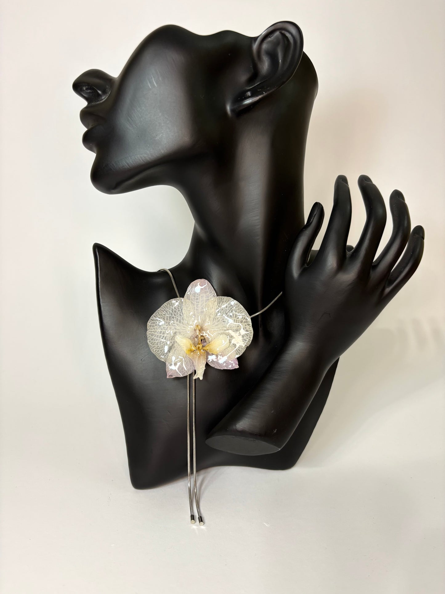 Touch of purple orchid