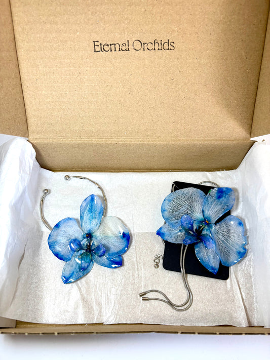 Set ocean blue orchid💙