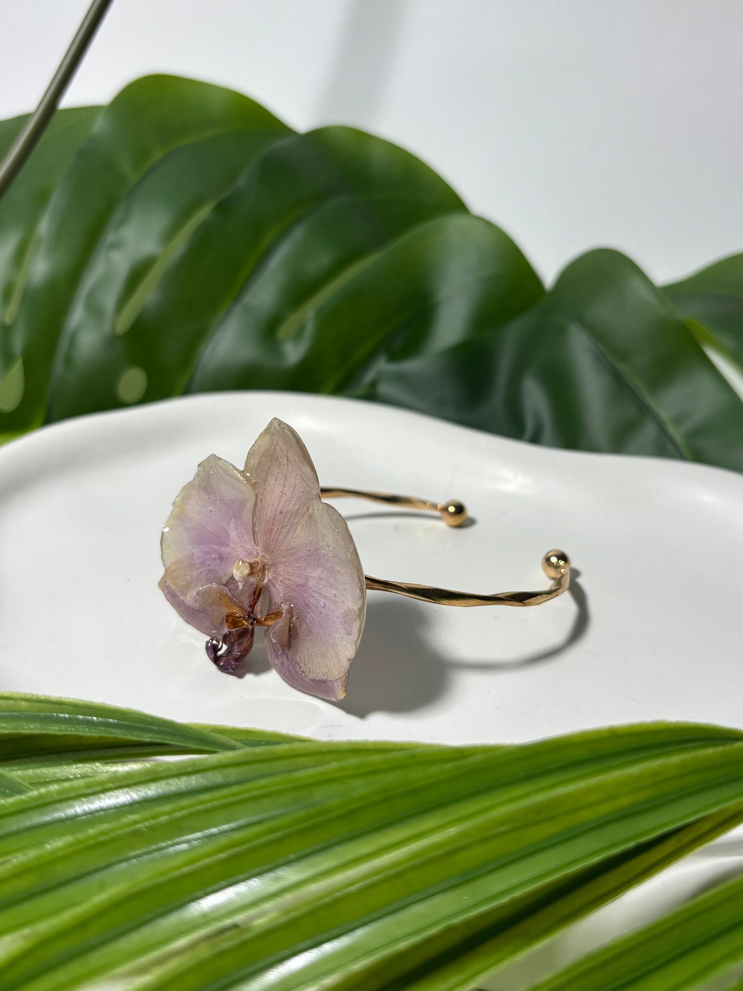Tangled orchid bracelet