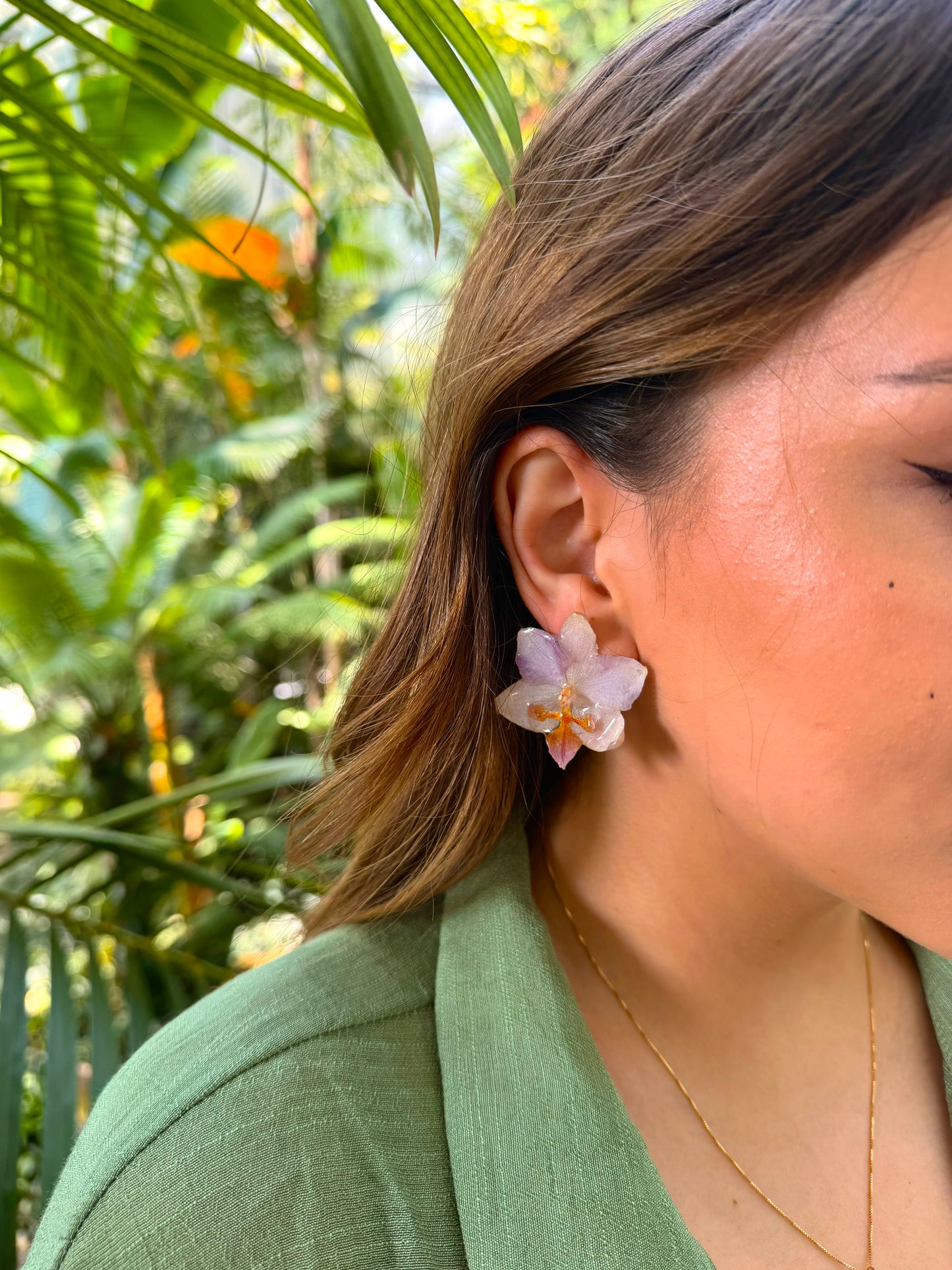 Sweet lila earrings