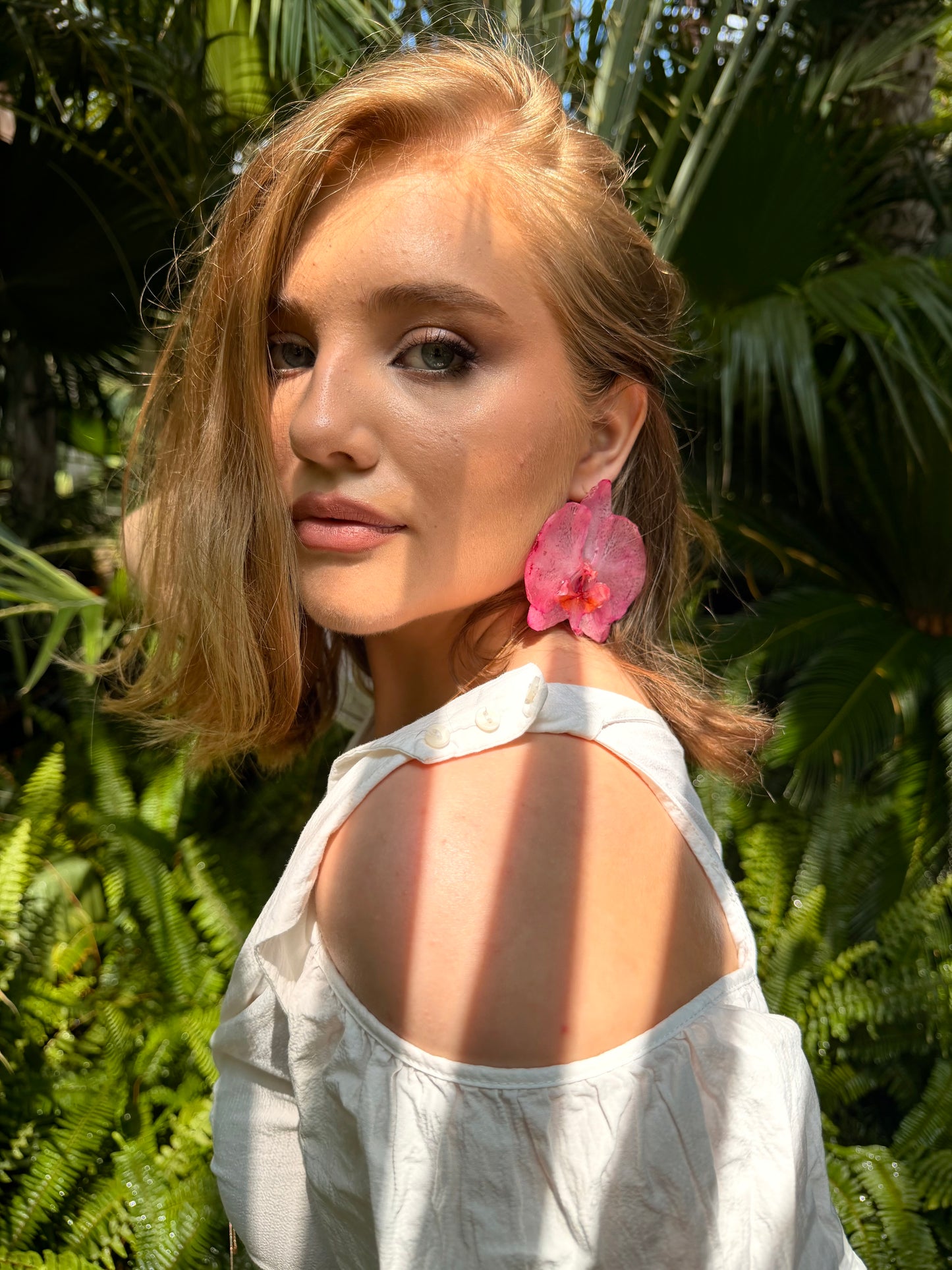 Tropical pink earrings 🩷