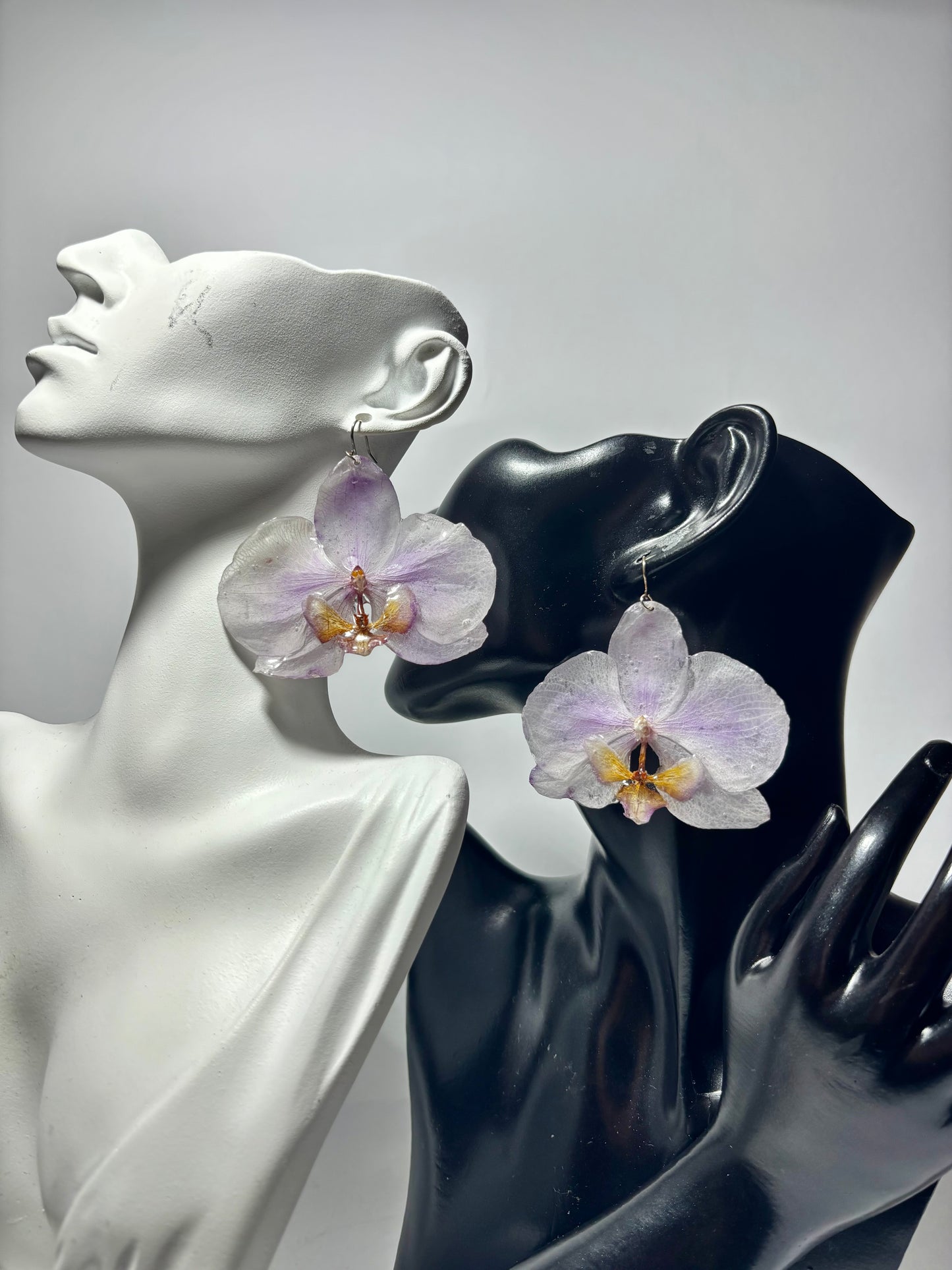 Soft purple earrings