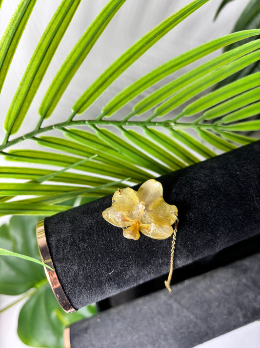 Sunray mini orchid bracelet