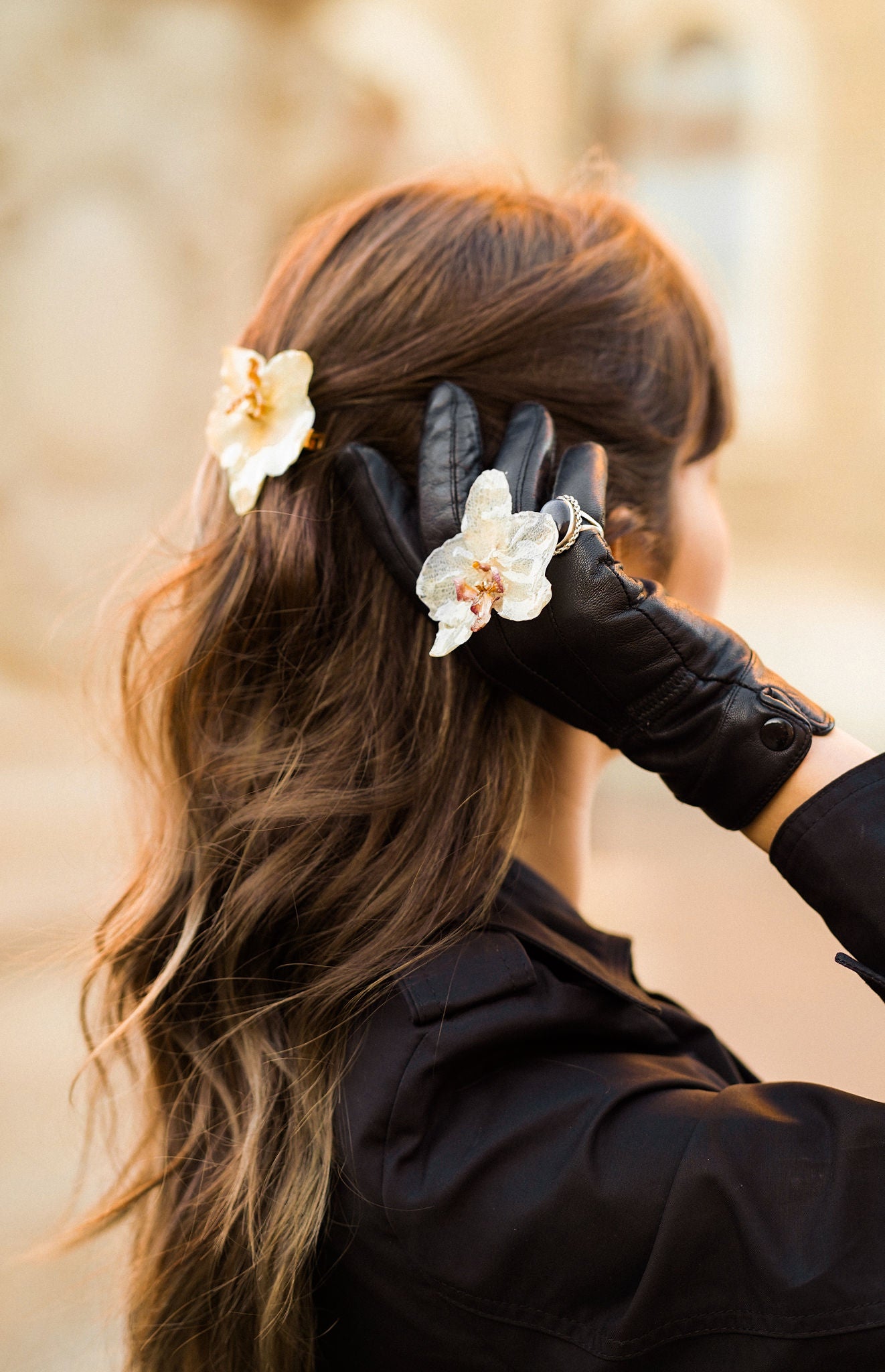 Autumn mist hairclip