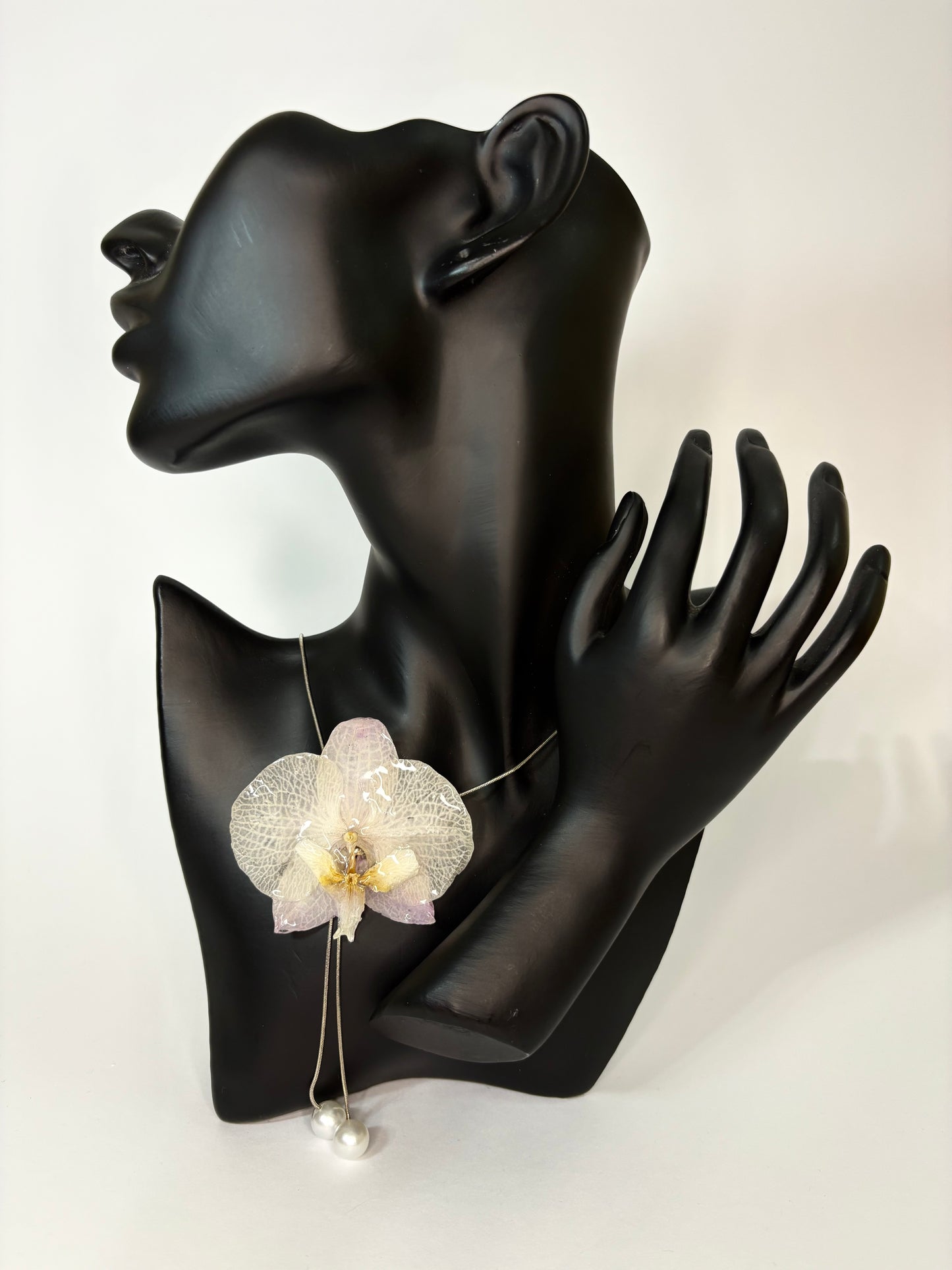 Touch of purple orchid