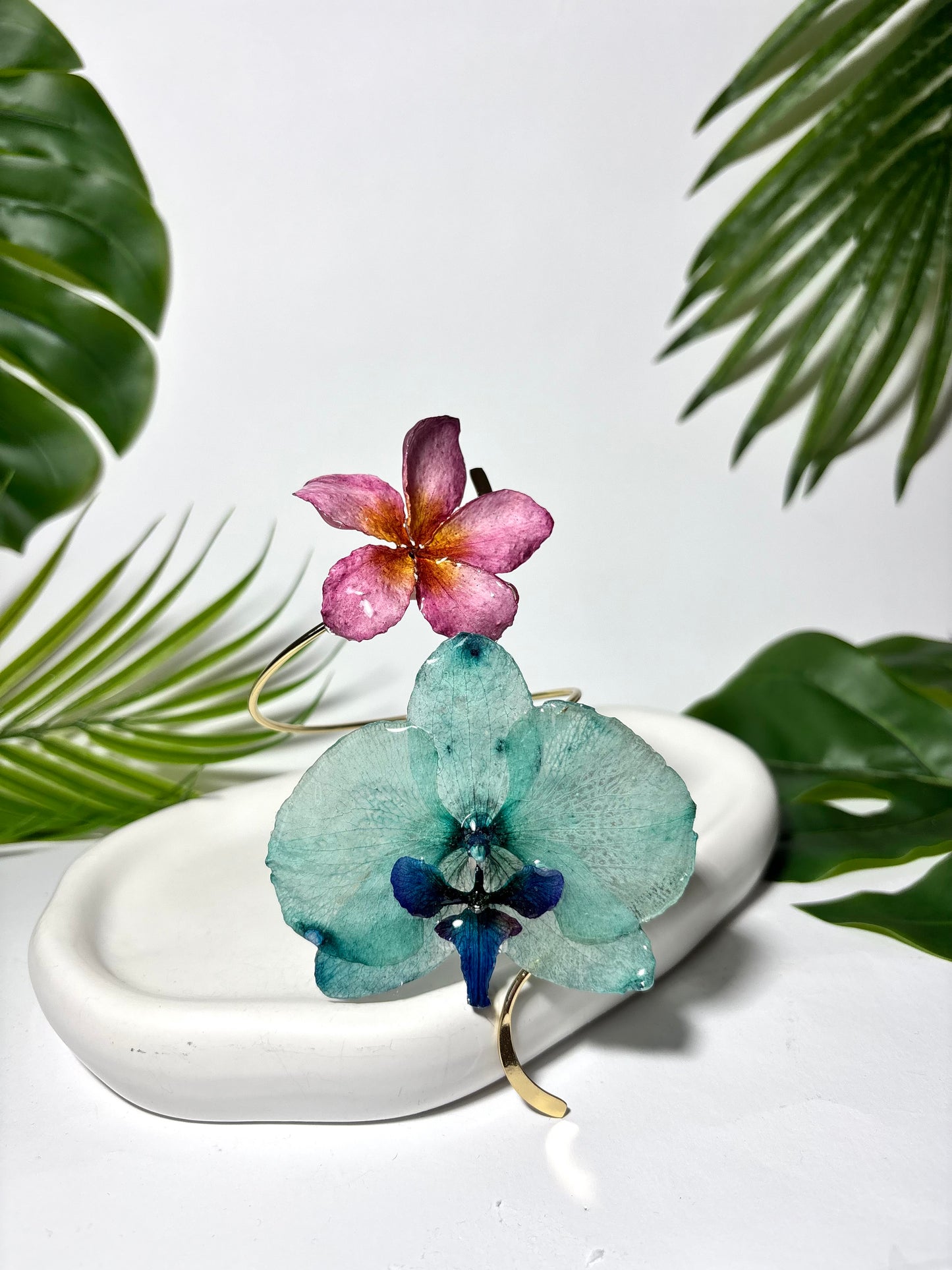 Pink tropical bracelet