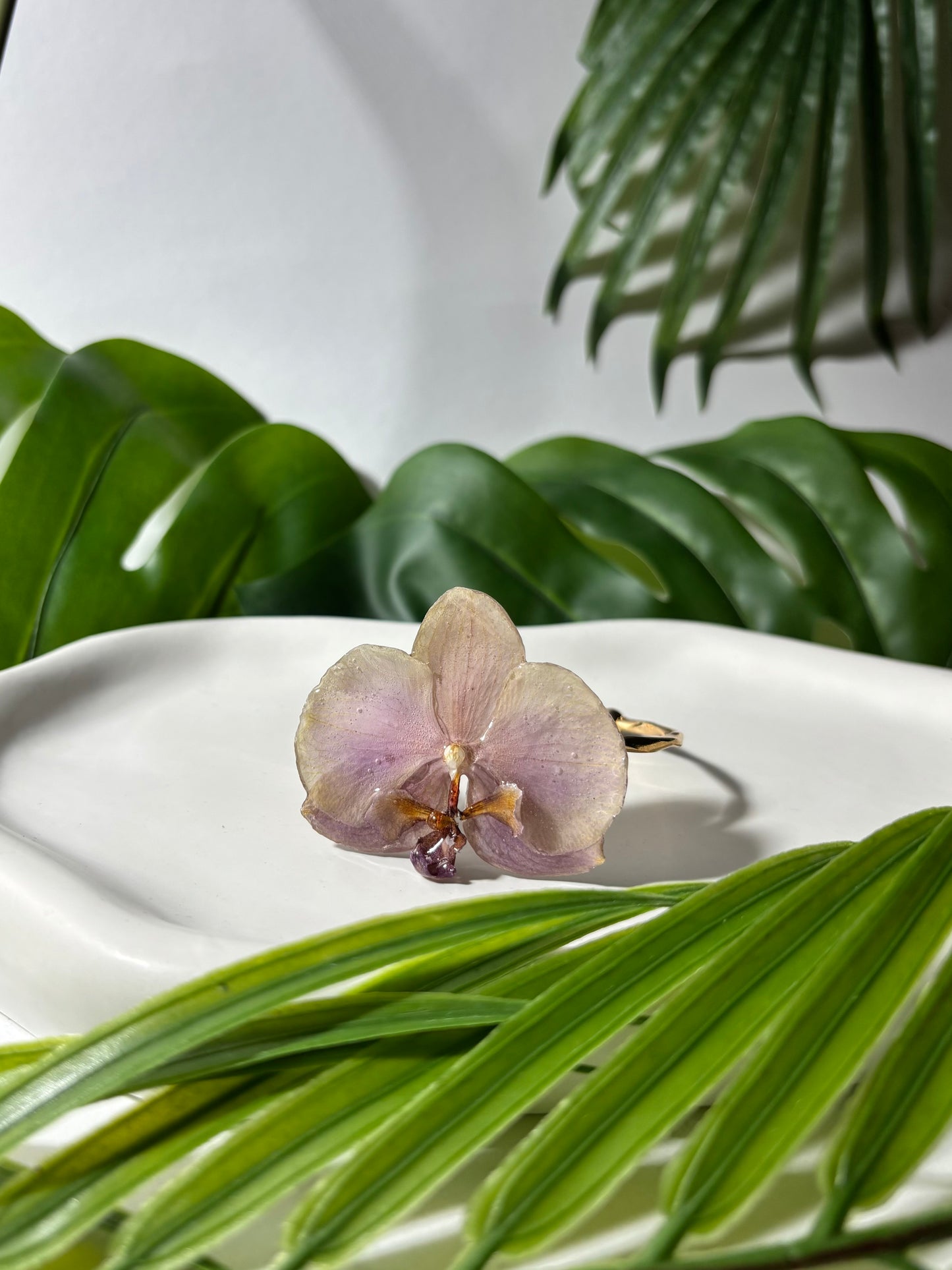 Tangled orchid bracelet