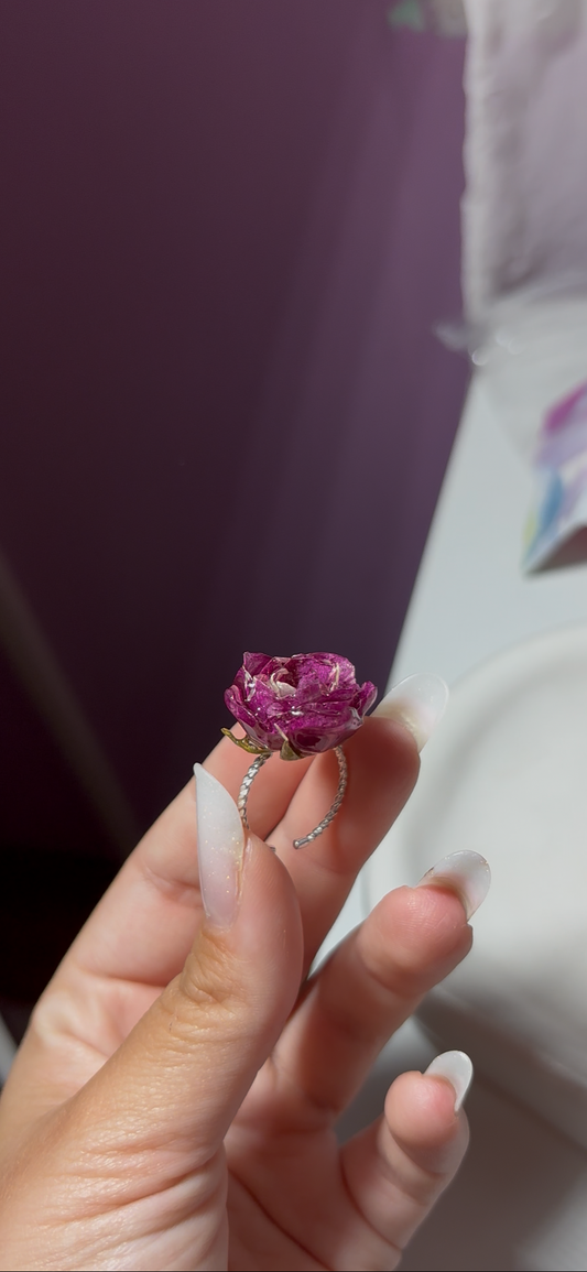 Inel mini trandafiri 🌹
