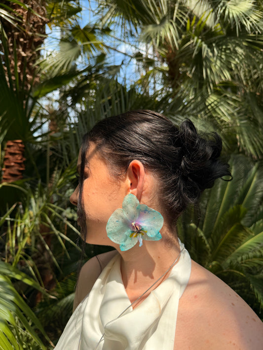 Moana orchid earrings 🩵🌊