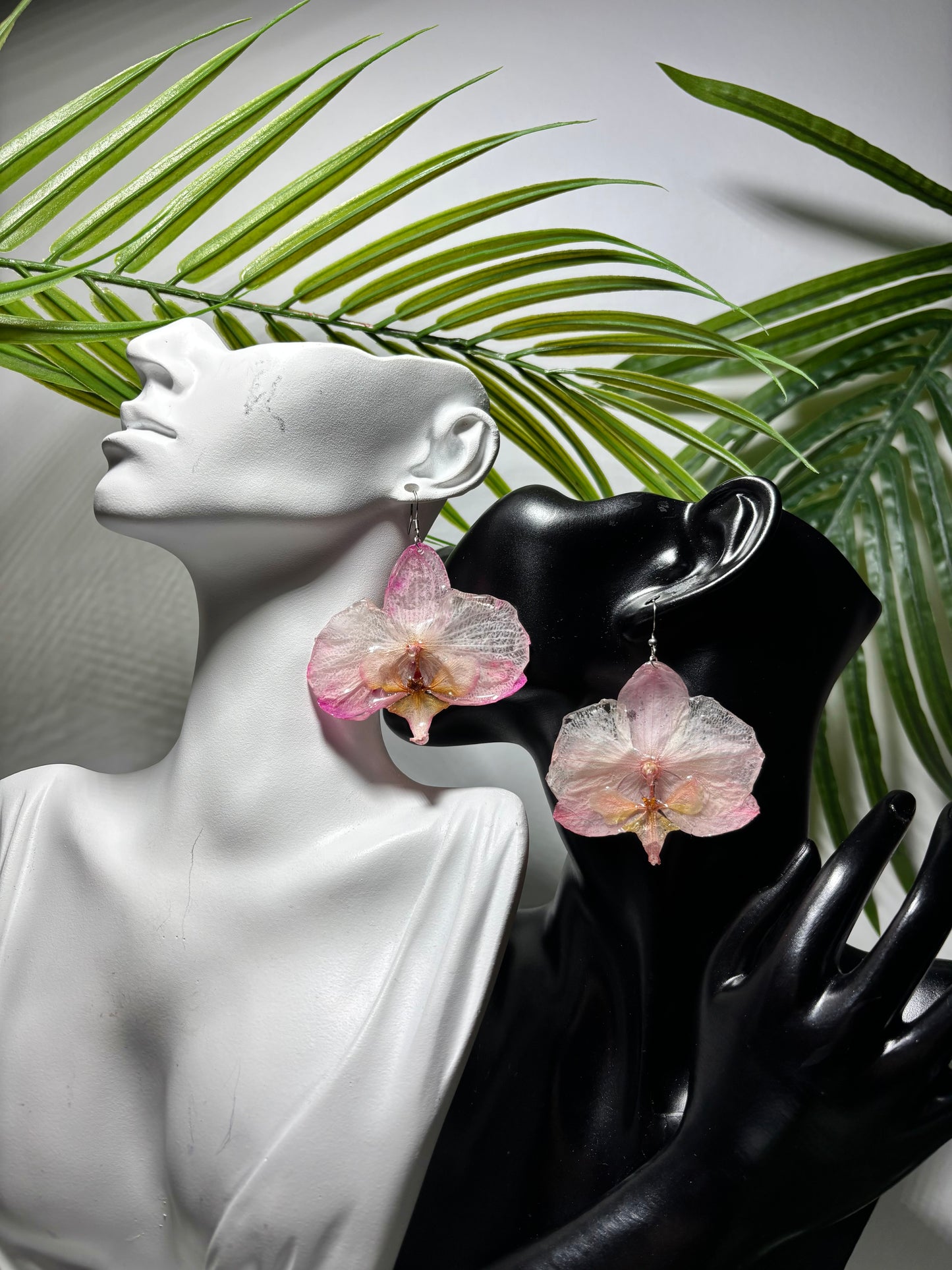 Bloom pink earrings
