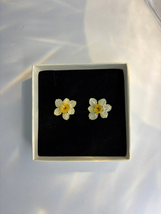 Cercei mini narcisă 🌼