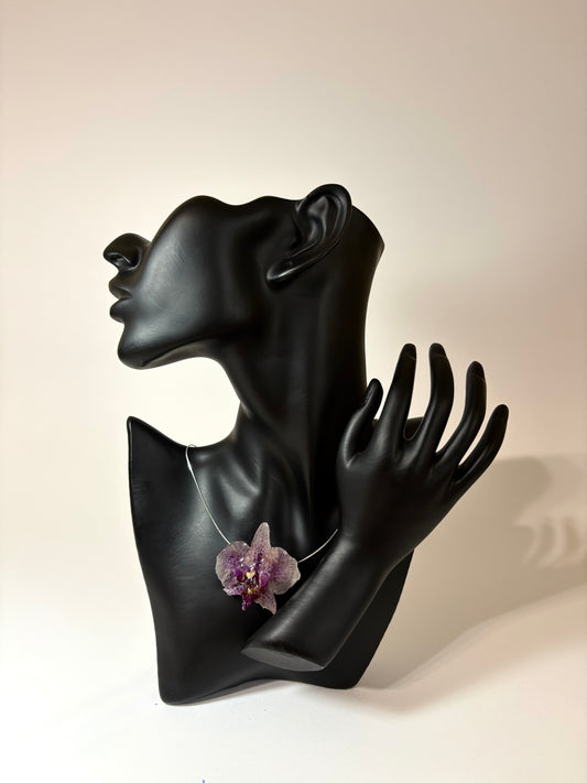 Mini purple orchid