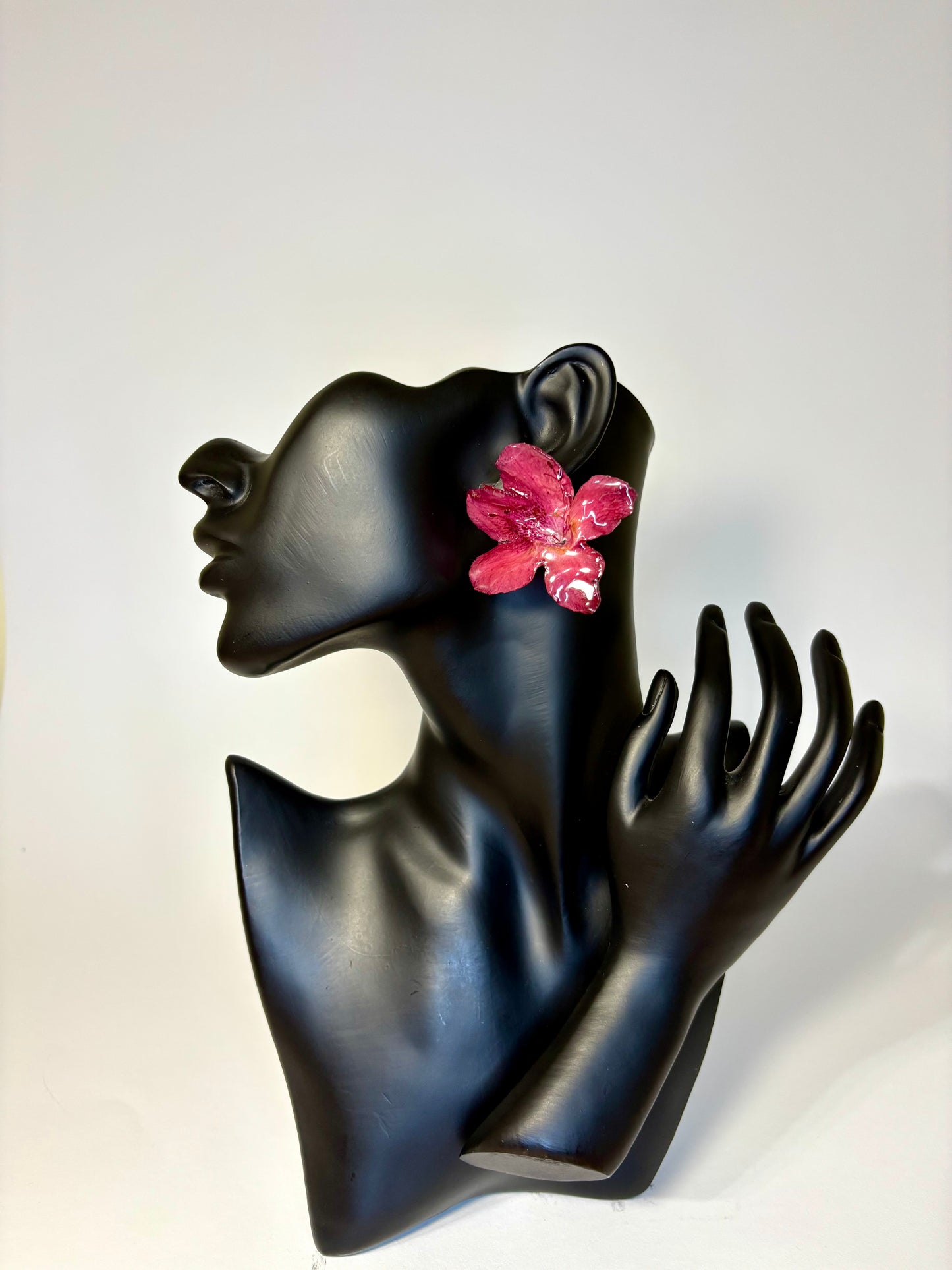 Cercei red Hibiscus