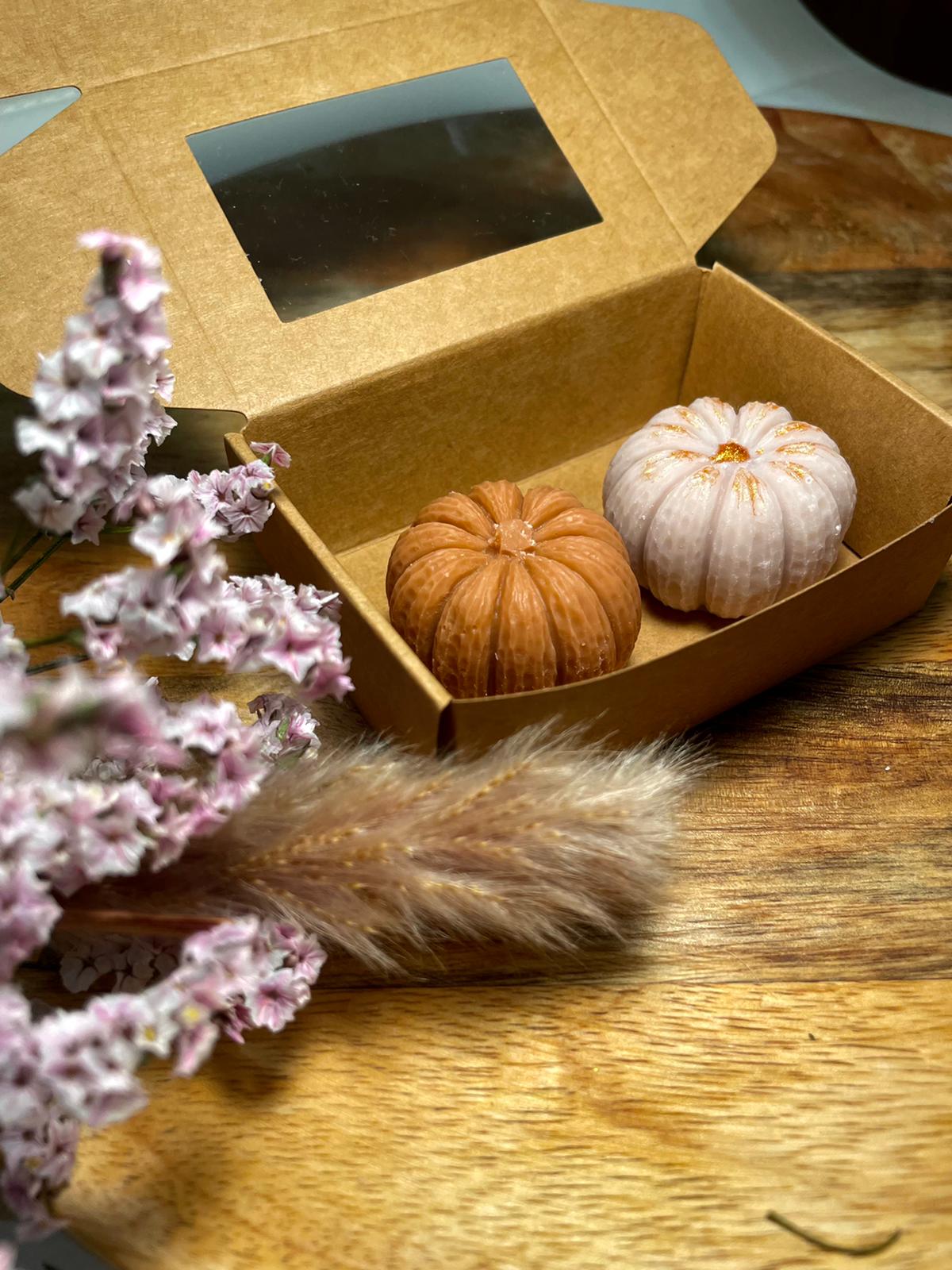 Pumpkin candle box